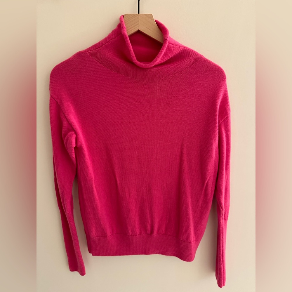 Wilfred Aritzia Luxe cashmere Cyprie cowl neck mock neck sweater